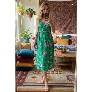 NWT Sage The Label Greener Side Floral Midi Dress